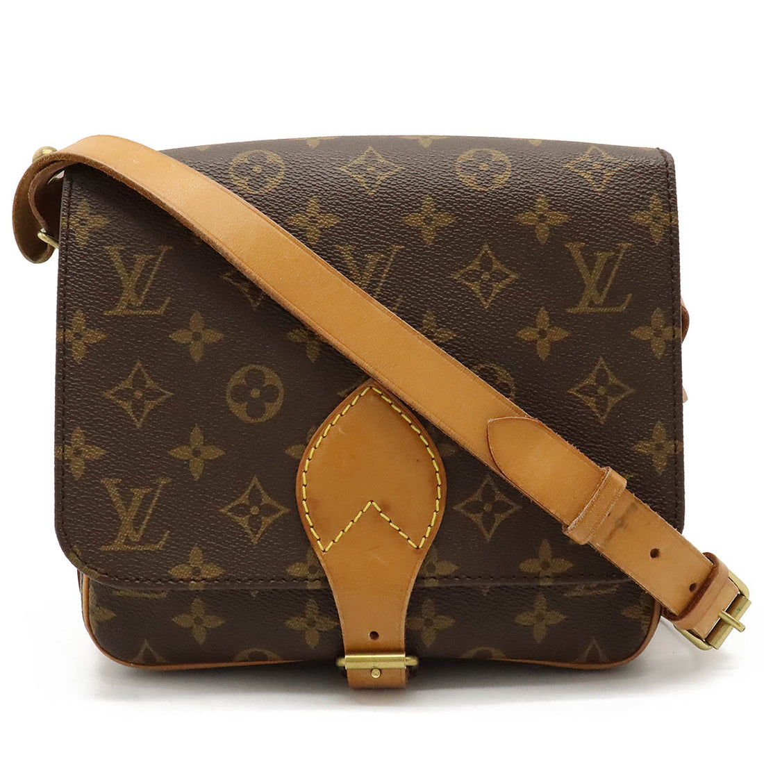 Louis Vuitton Monogram Cartouchiere 22 Shoulder Bag M51253