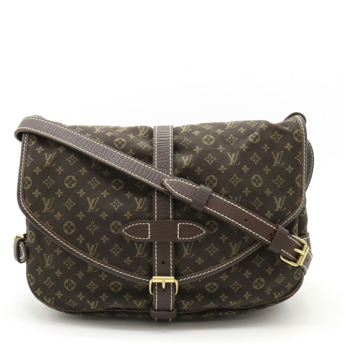 Louis Vuitton Monogram Mini Lin Saumur 30 Shoulder Bag M95227