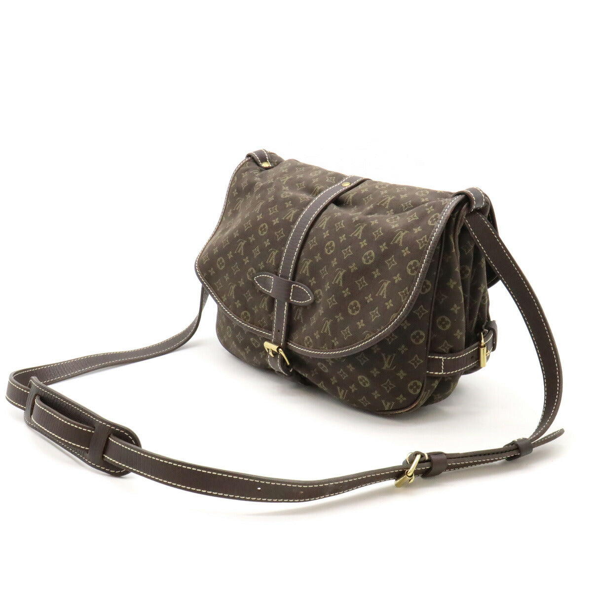 Louis Vuitton Monogram Mini Lin Saumur 30 Shoulder Bag M95227