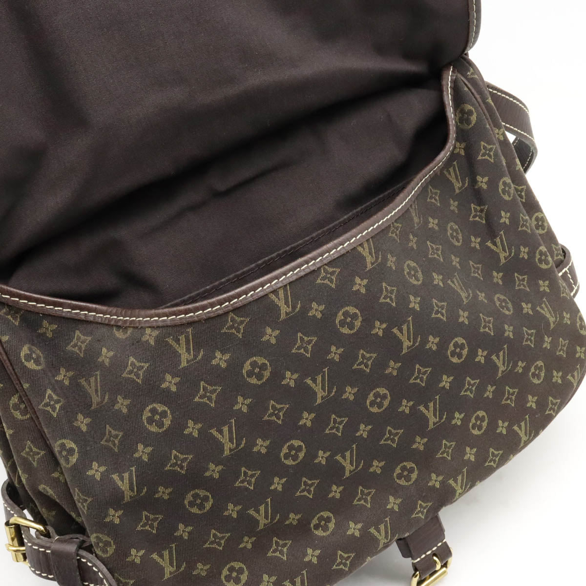 Louis Vuitton Monogram Mini Lin Saumur 30 Shoulder Bag M95227