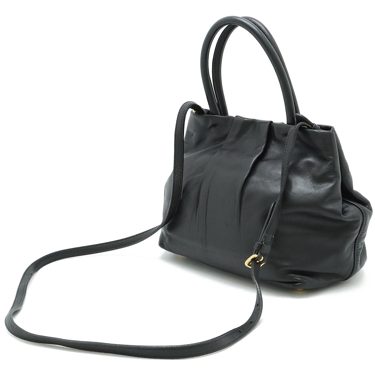 Prada Ribbon Leather Handbag BN1604