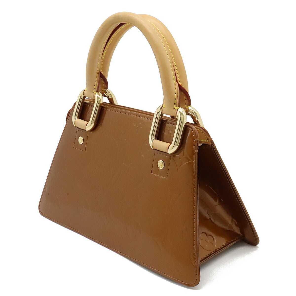 Louis Vuitton Vernis Mini Forsyth Handbag Bronze