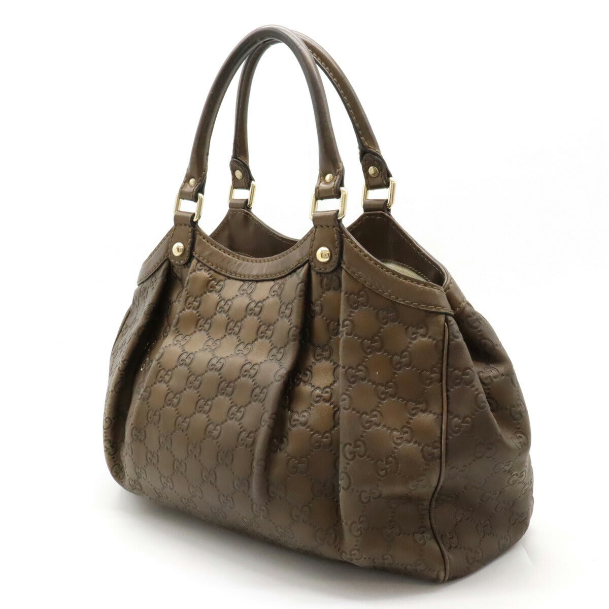 Gucci Metallic Leather Tote Bag 211944