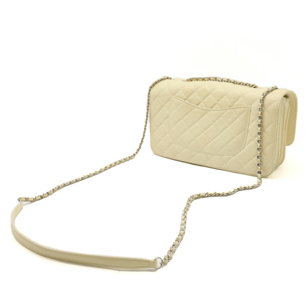 Chanel Matelasse Leather Accordion Chain Bag