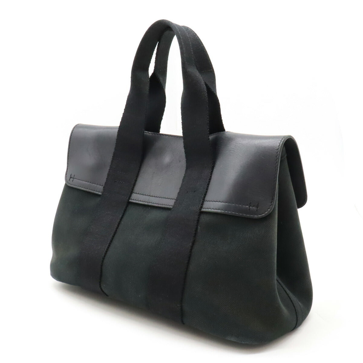 Hermes Valparaiso PM Handbag Black Leather