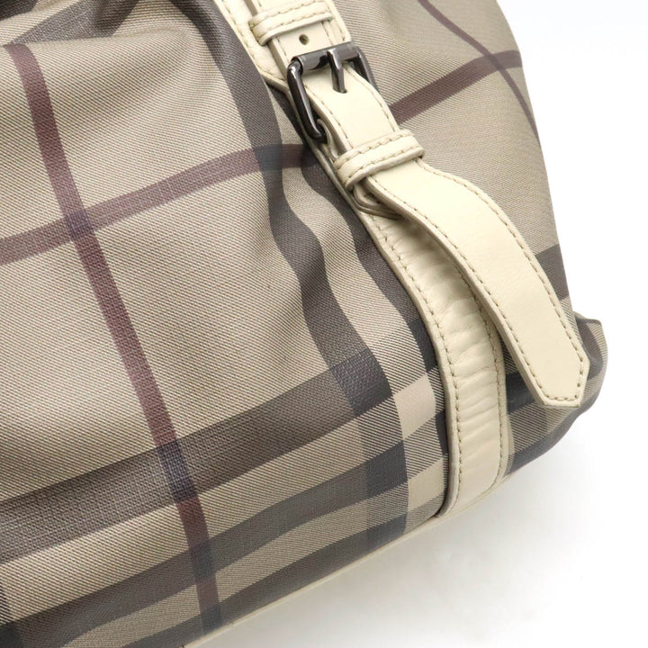 Burberry Checkered 2WAY Tote Shoulder Bag in Good Condition