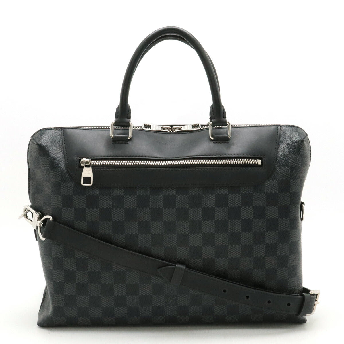 Louis Vuitton Damier Graphite PDJ NM Briefcase N48260 in Very Good Condition