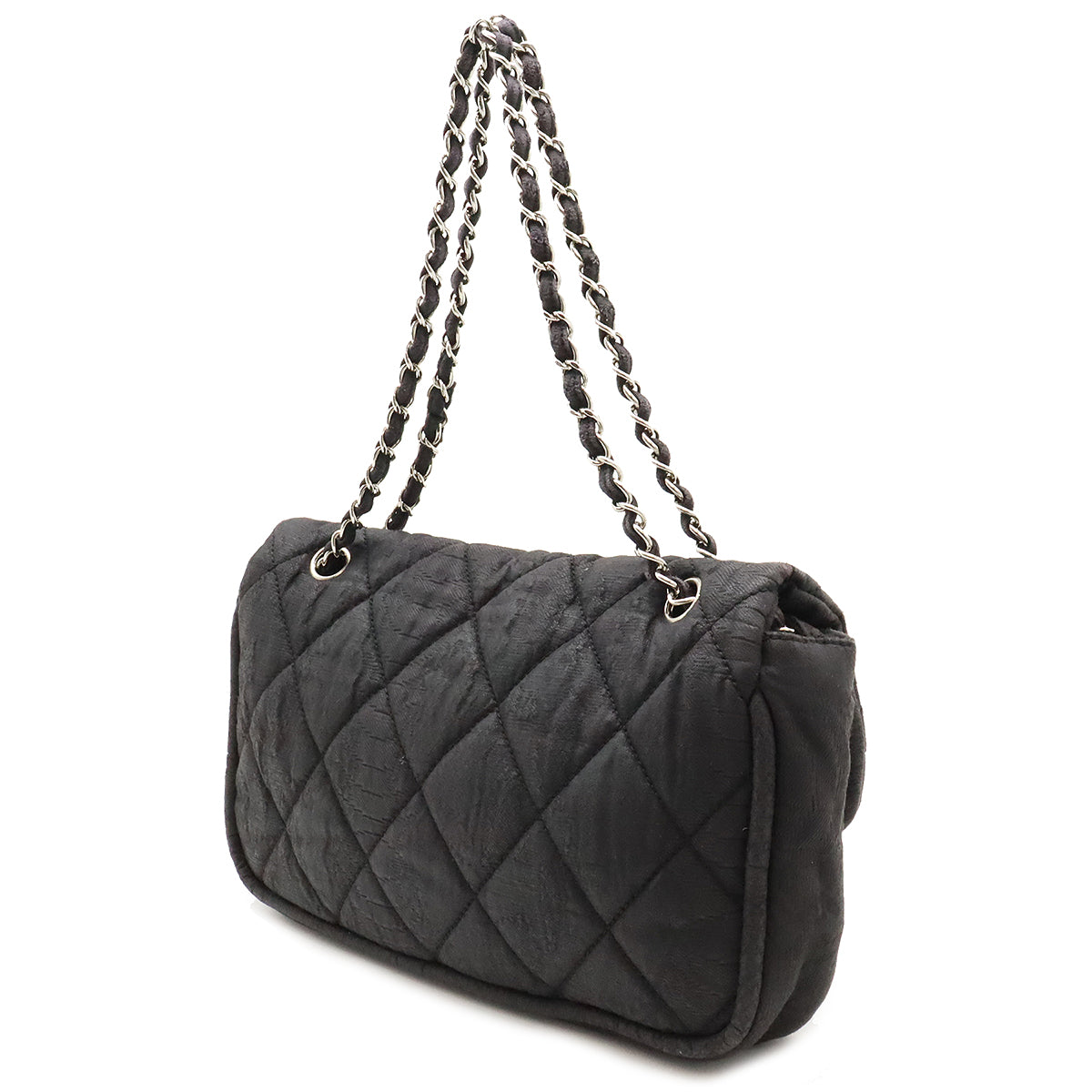 Chanel Matelasse Coco Mark Nylon Chain Shoulder Bag A39078