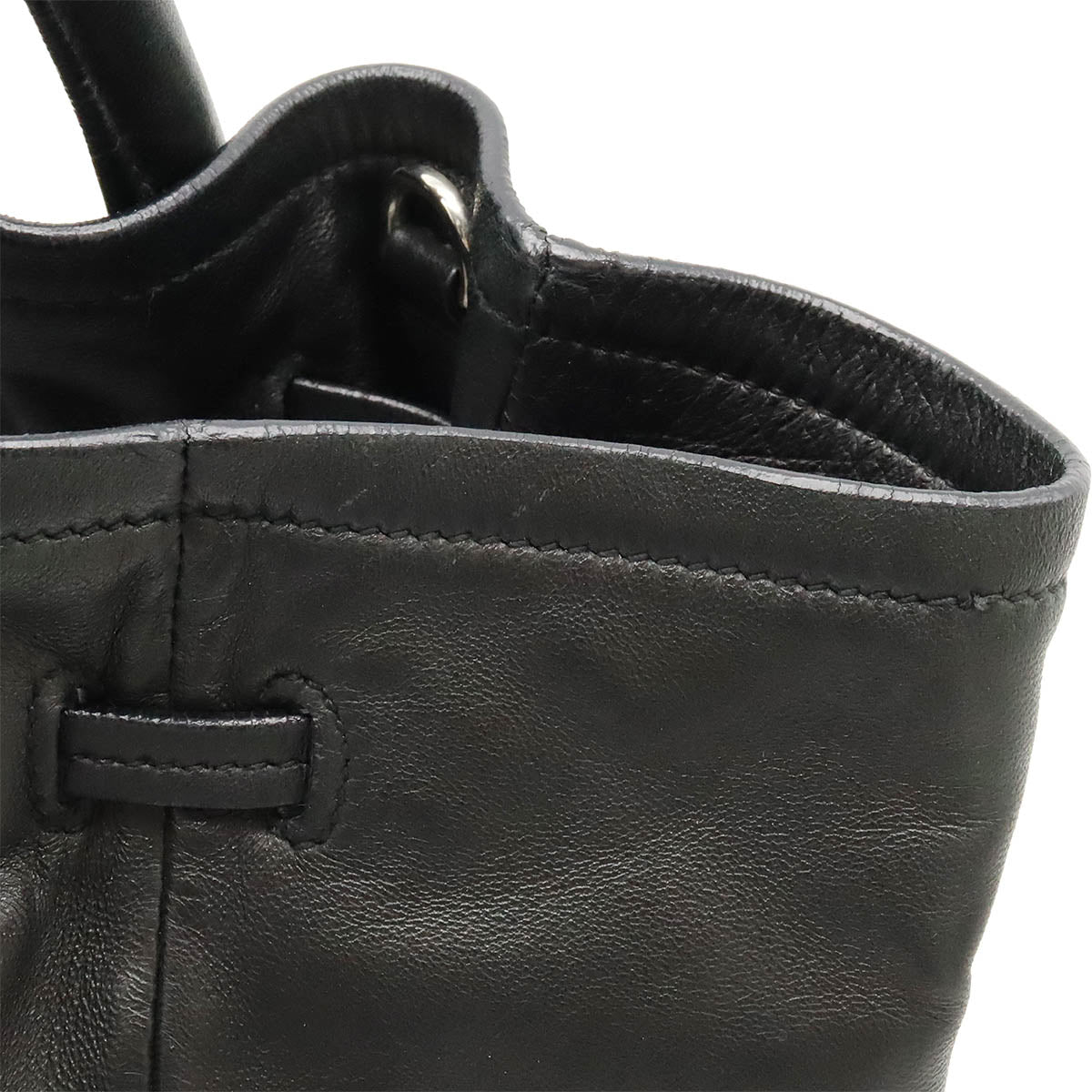 Prada Nappa Leather Tote Bag Black