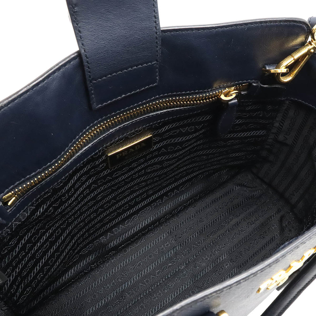 Prada Saffiano Leather 2WAY Handbag 1BA113