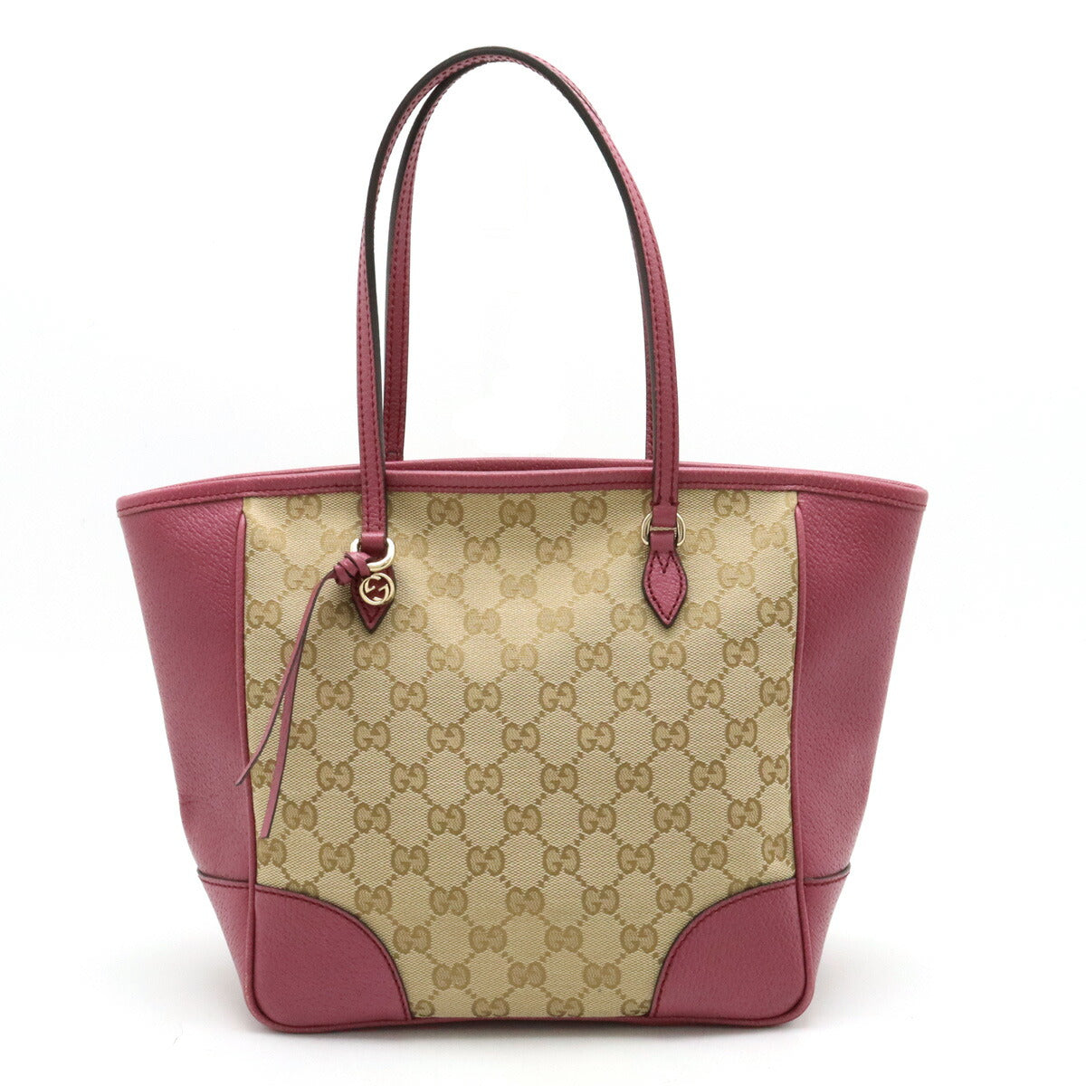 Gucci GG Canvas Leather Tote Bag 353119 in Great Condition