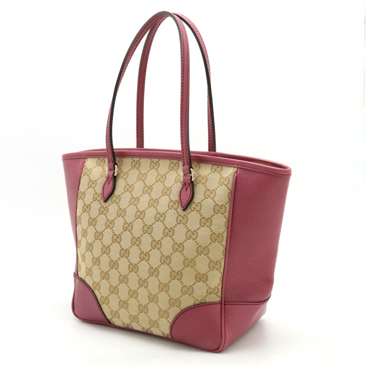 Gucci GG Canvas Leather Tote Bag 353119