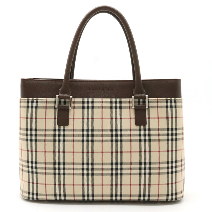 Burberry Nova Check Canvas/Leather Tote Bag in Pristine Condition