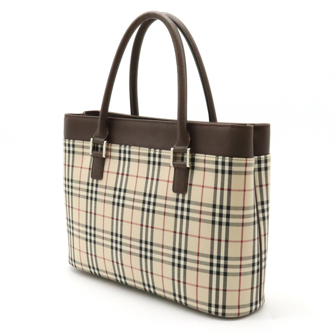 Burberry Nova Check Canvas/Leather Tote Bag in Pristine Condition