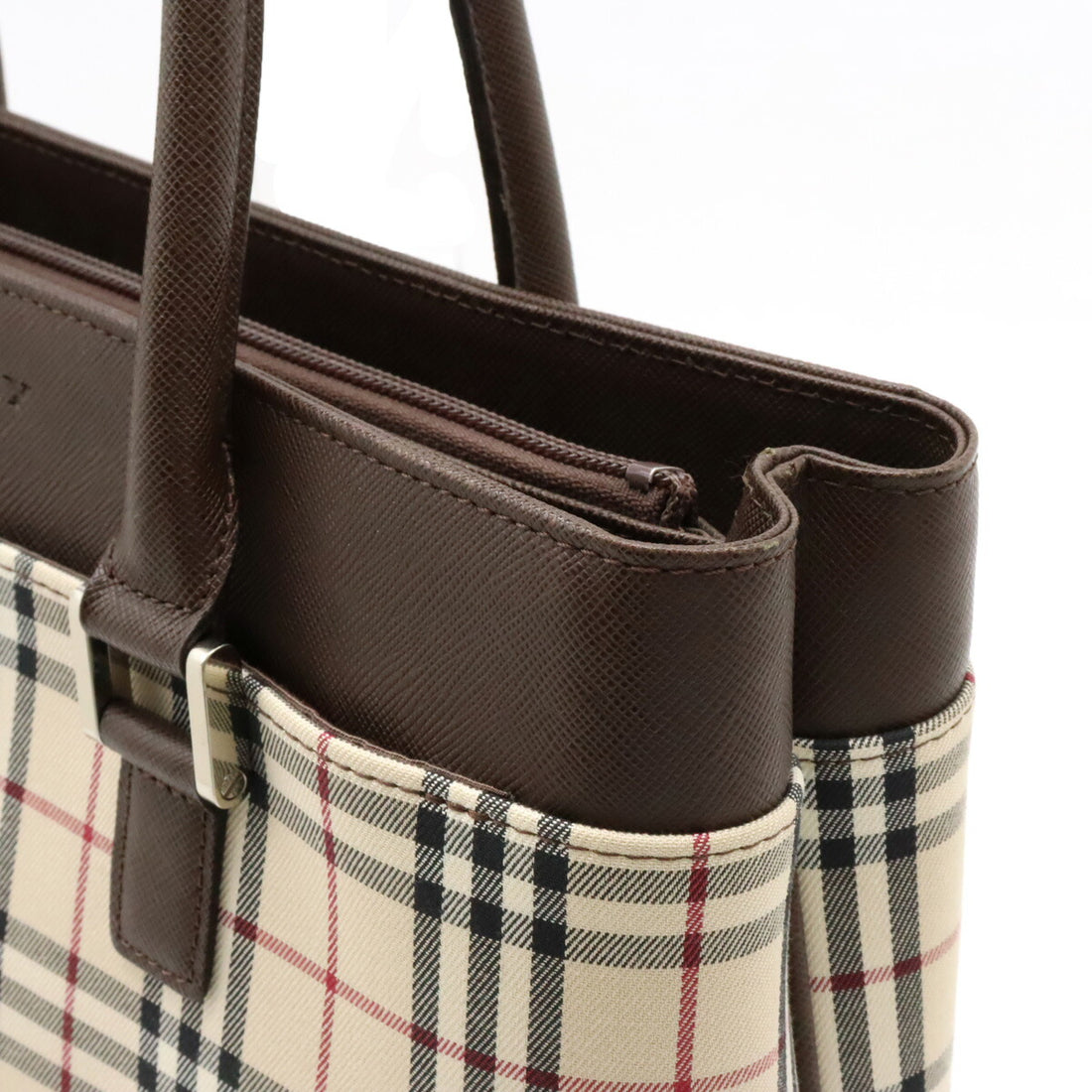 Burberry Nova Check Canvas/Leather Tote Bag in Pristine Condition