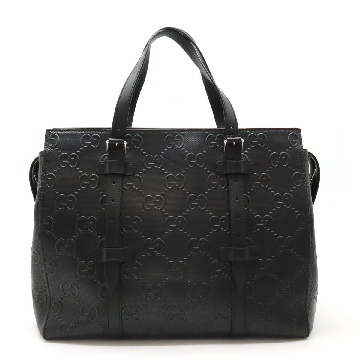 Gucci Leather GG Embossed Tote Bag 625774 in Very Good Condition