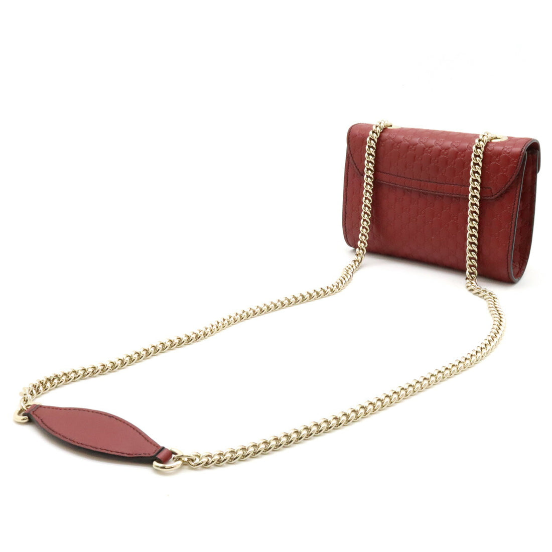 Gucci Microguccissima Leather Chain Shoulder Bag