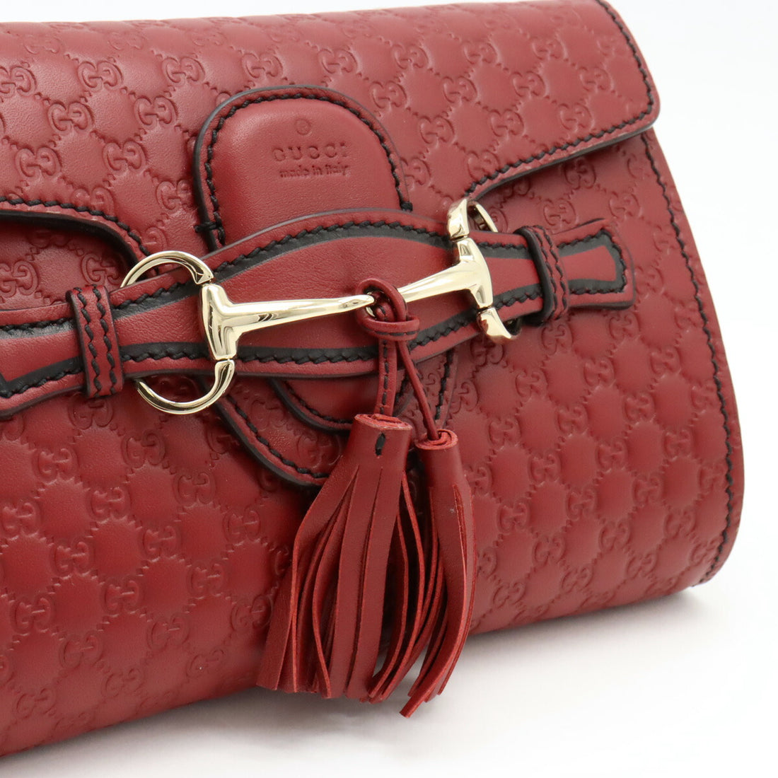 Gucci Microguccissima Leather Chain Shoulder Bag