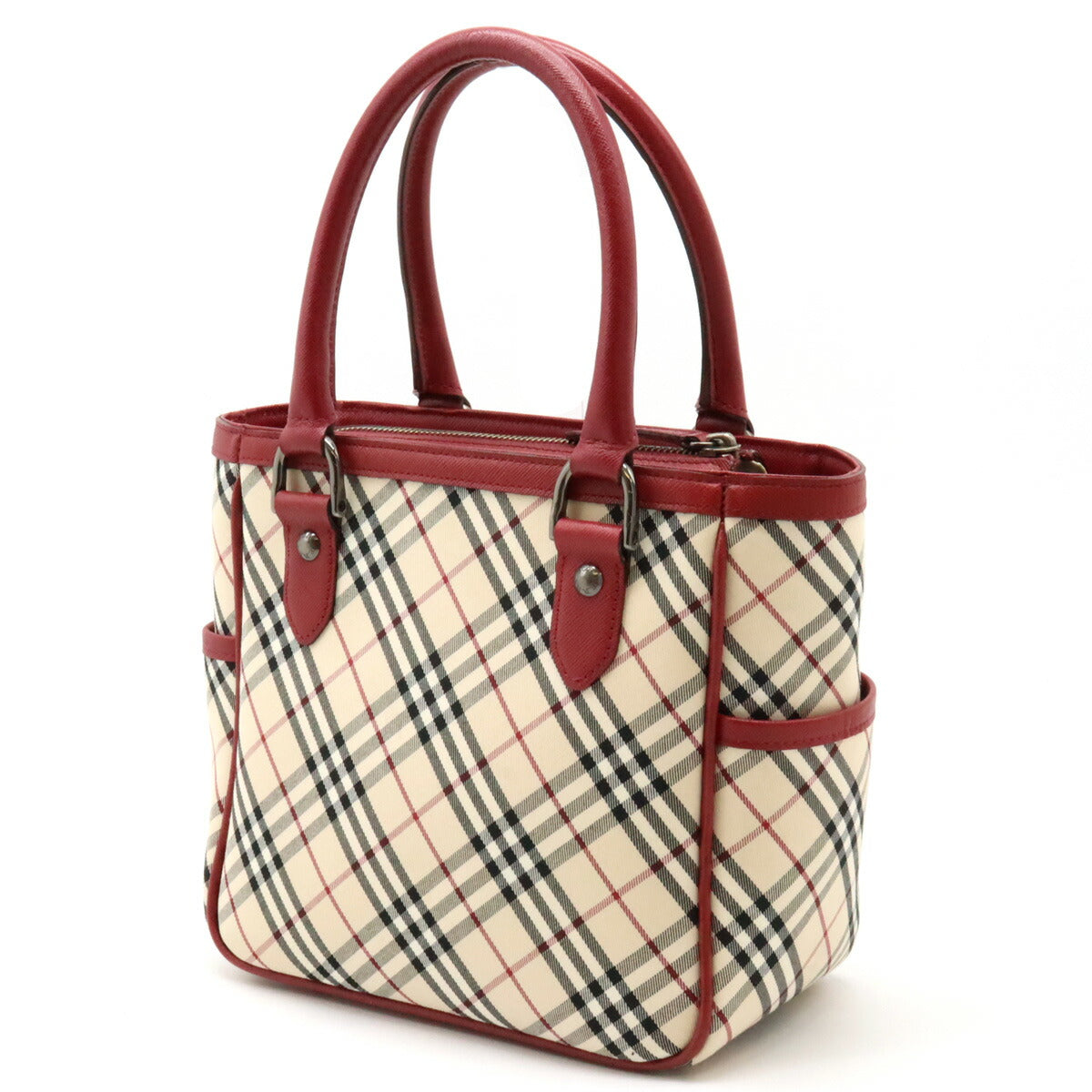 Burberry Nova Check Canvas/Leather Handbag Tote in Great Condition