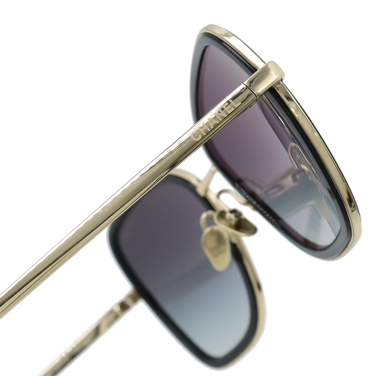 Chanel Coco Mark Metal & Strass Sunglasses 4277-B in Great Condition