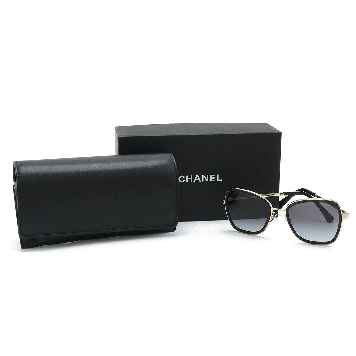 Chanel Coco Mark Metal & Strass Sunglasses 4277-B in Great Condition