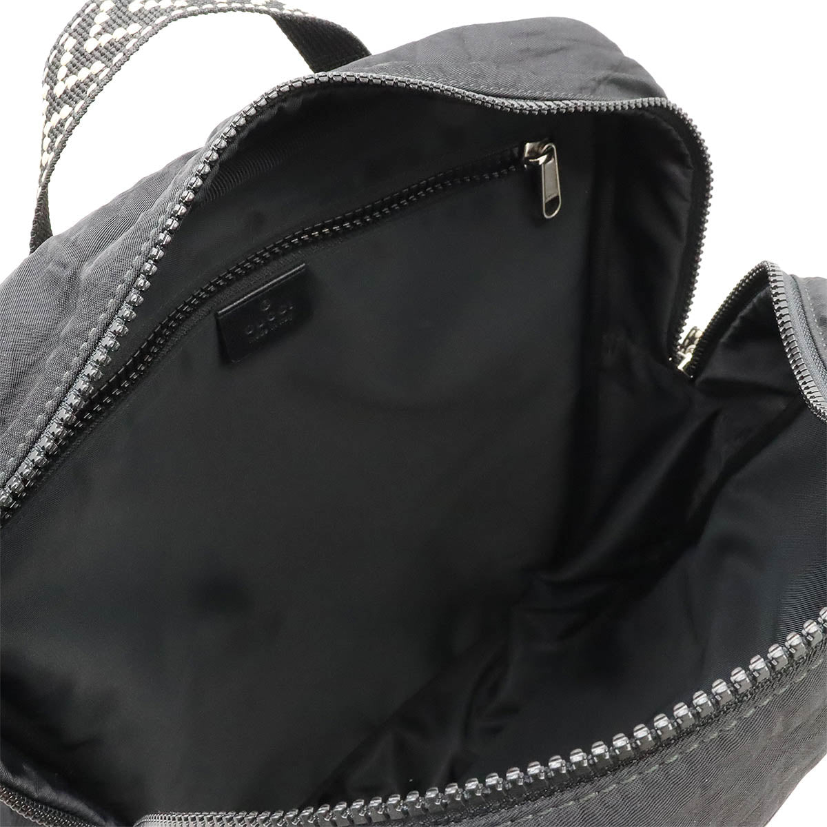 Gucci Nylon Terry Crosspatch Backpack Black