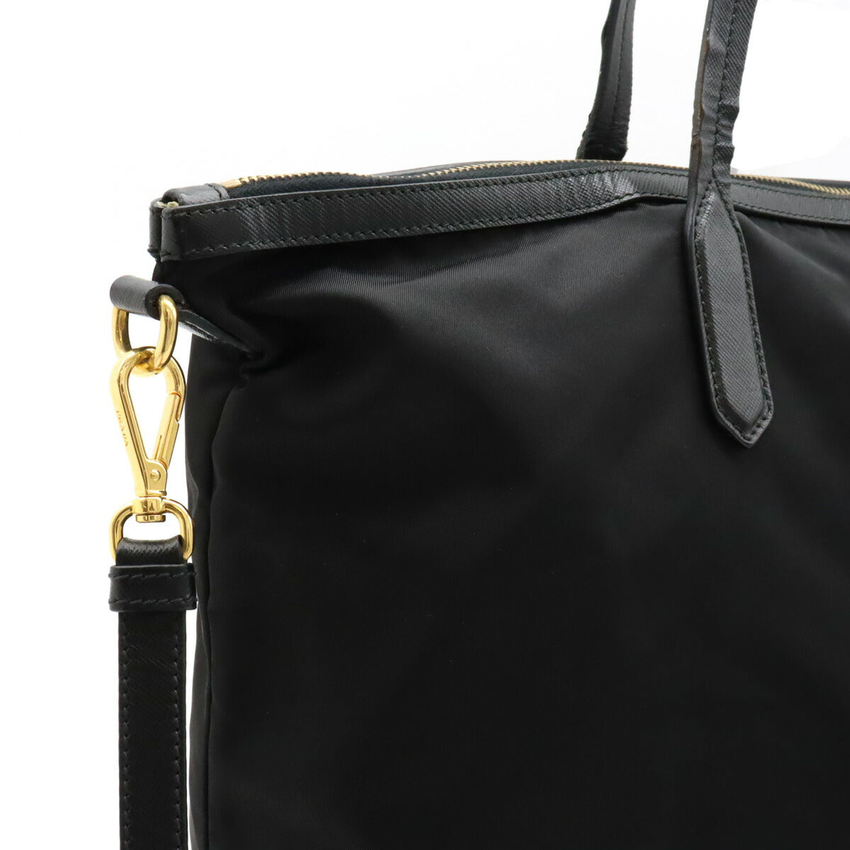 Prada Nylon Leather Tote Bag BR4257