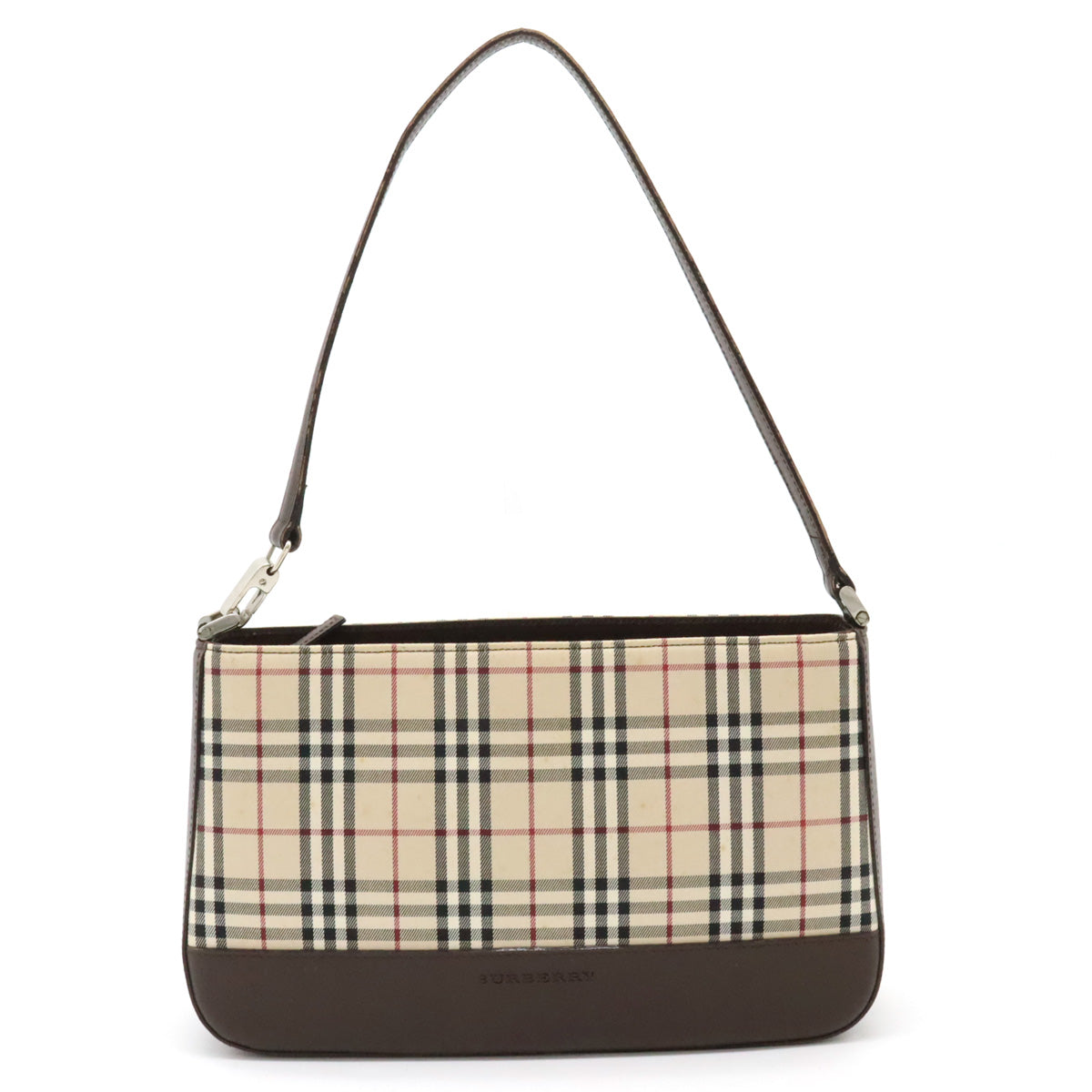 Burberry Nova Check Canvas/Leather Shoulder Bag in Very Good Condition