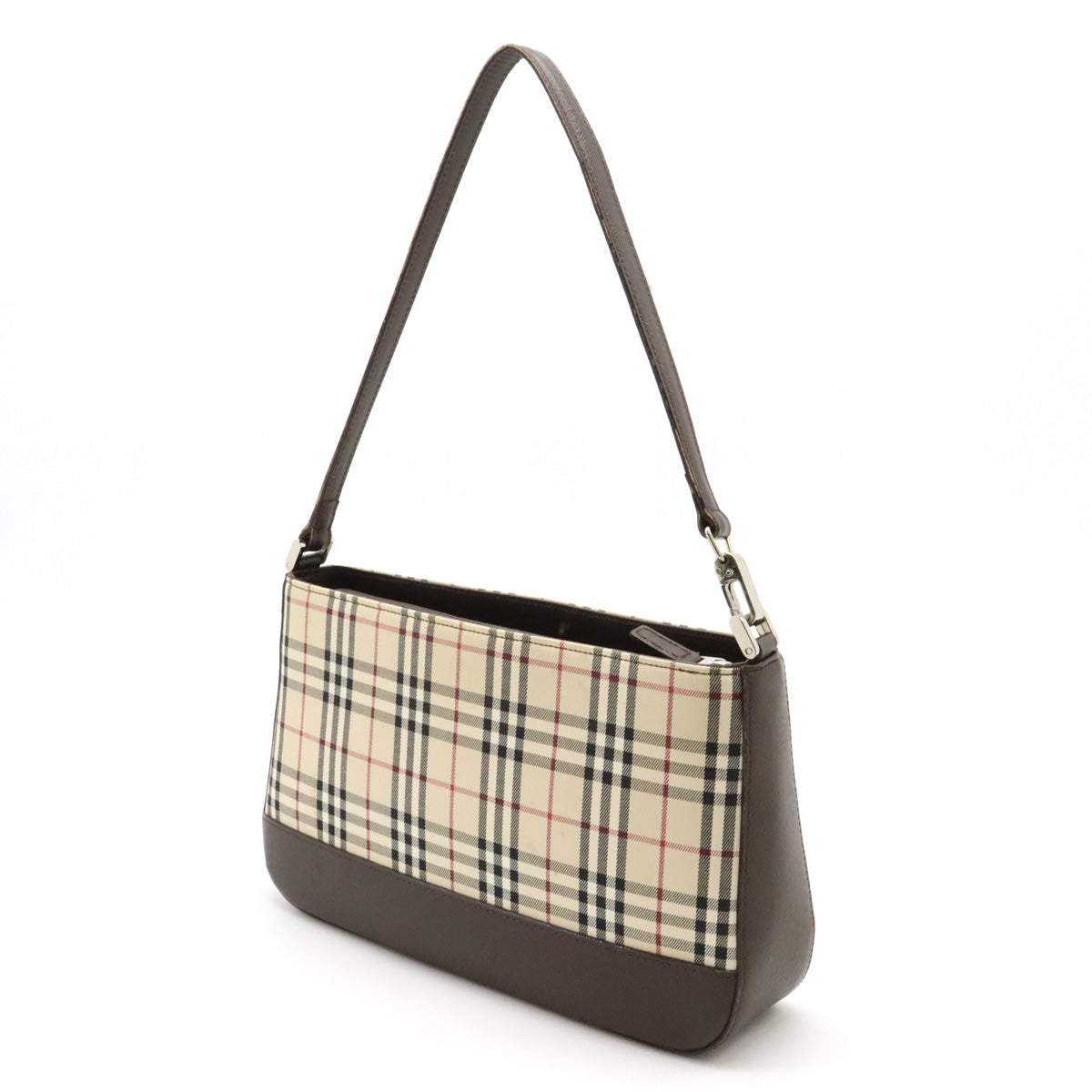 Burberry Nova Check Canvas/Leather Shoulder Bag in Very Good Condition