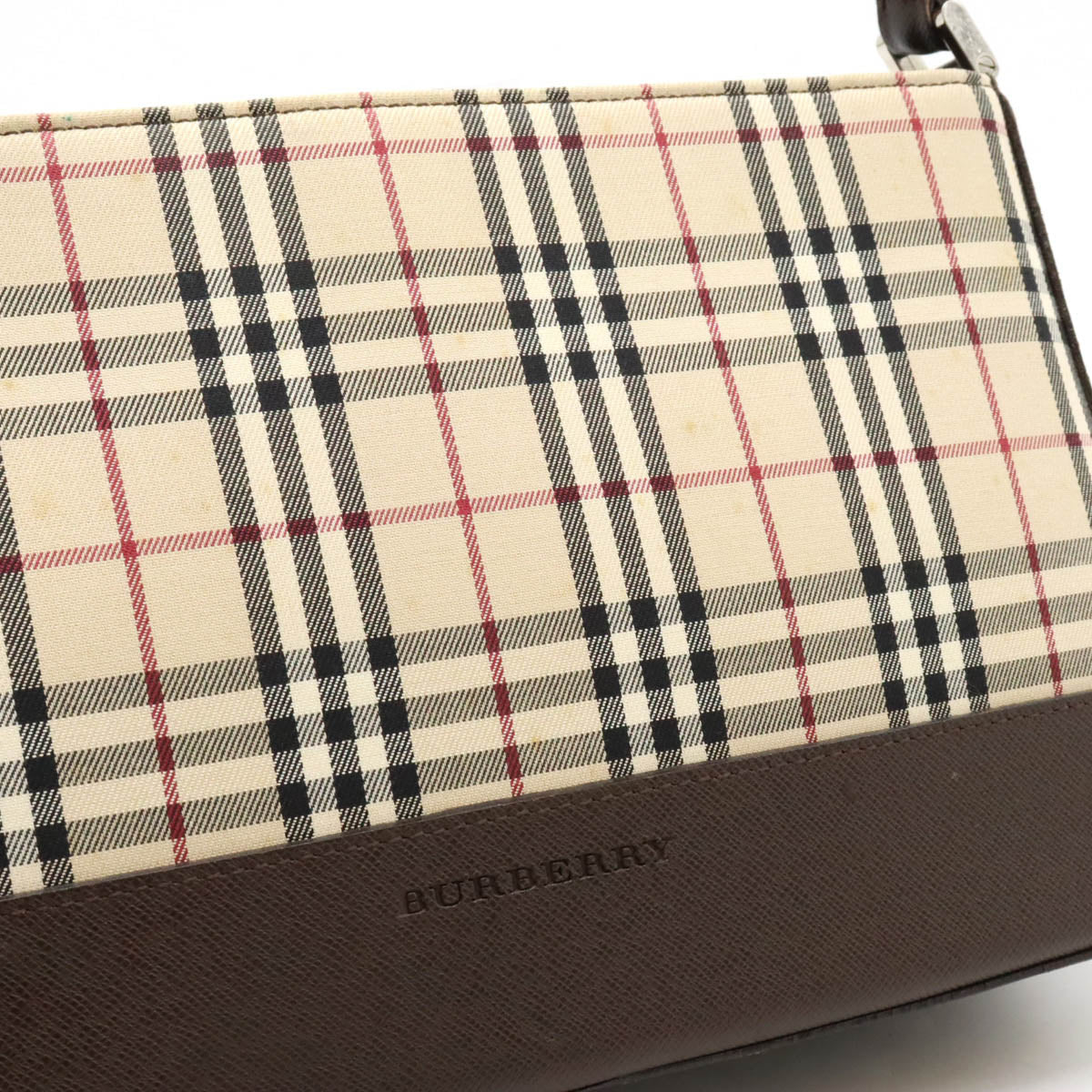 Burberry Nova Check Canvas/Leather Shoulder Bag in Very Good Condition