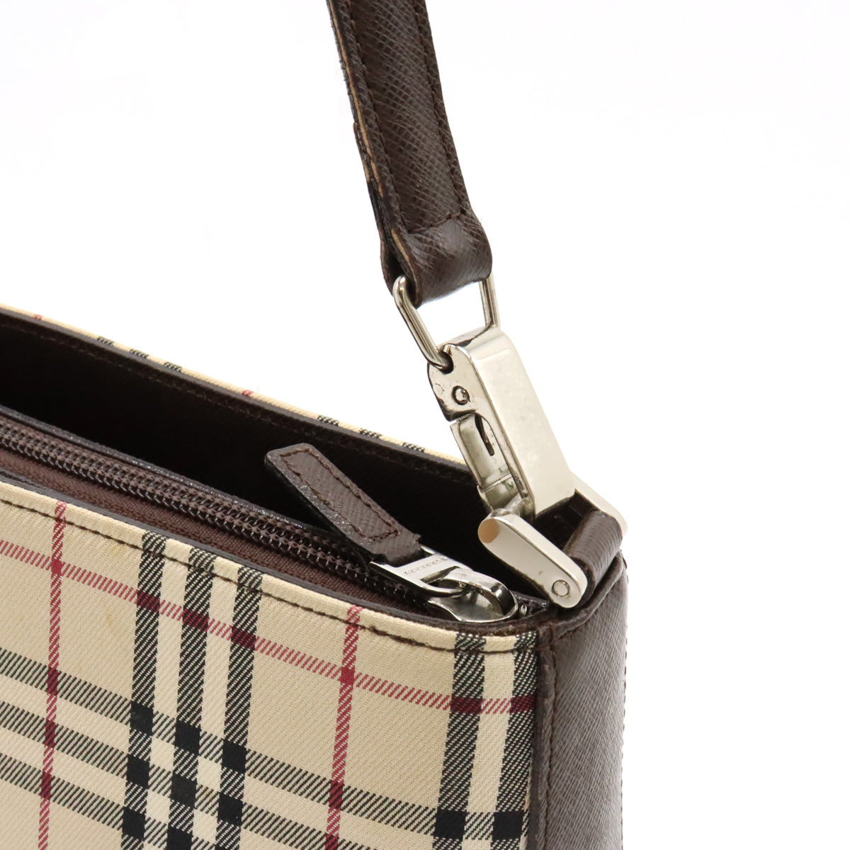 Burberry Nova Check Canvas/Leather Shoulder Bag in Very Good Condition