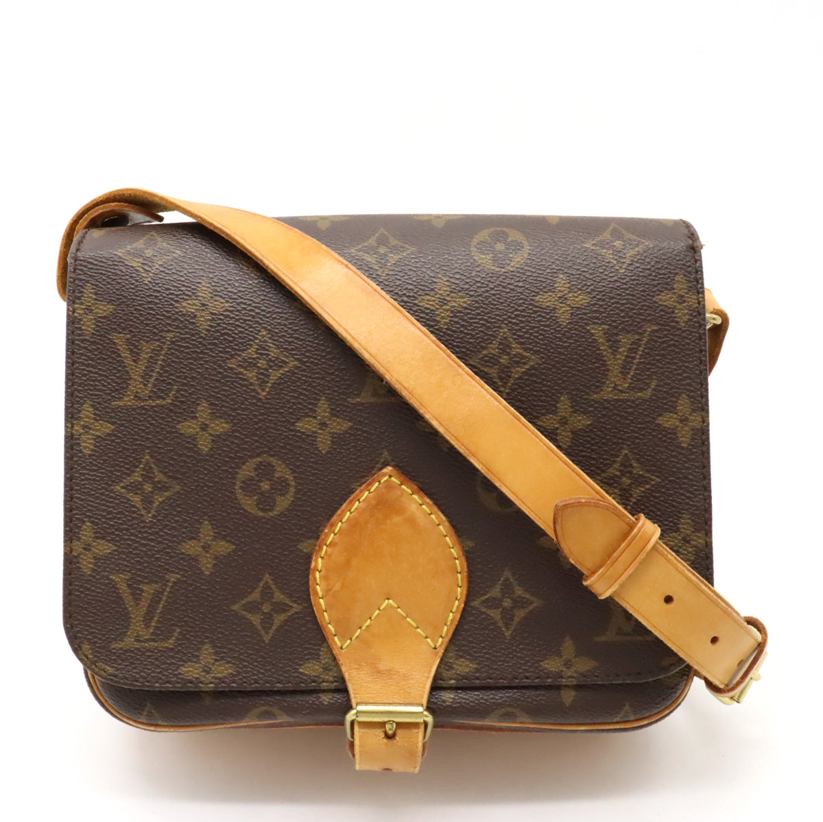 Louis Vuitton Monogram Cartouchiere 22 Shoulder Bag M51253