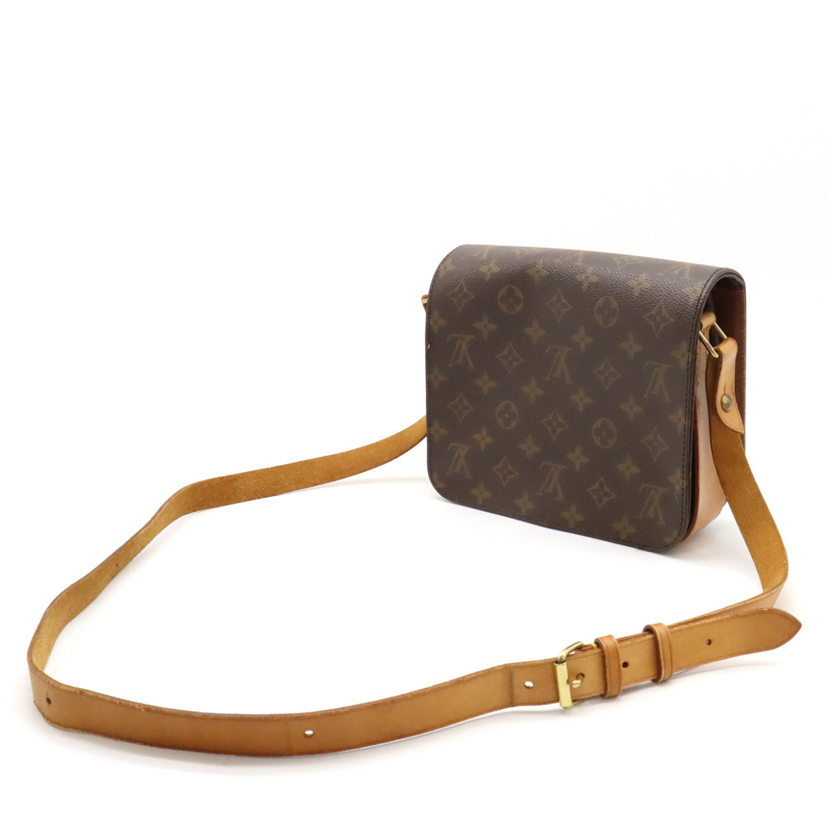 Louis Vuitton Monogram Cartouchiere 22 Shoulder Bag M51253