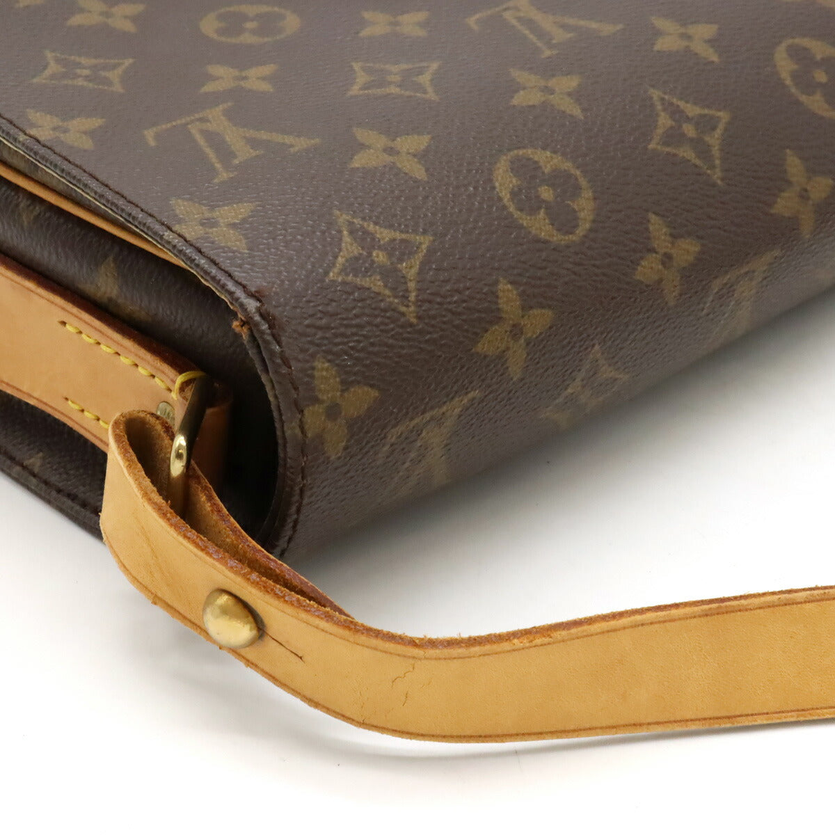 Louis Vuitton Monogram Cartouchiere 22 Shoulder Bag M51253