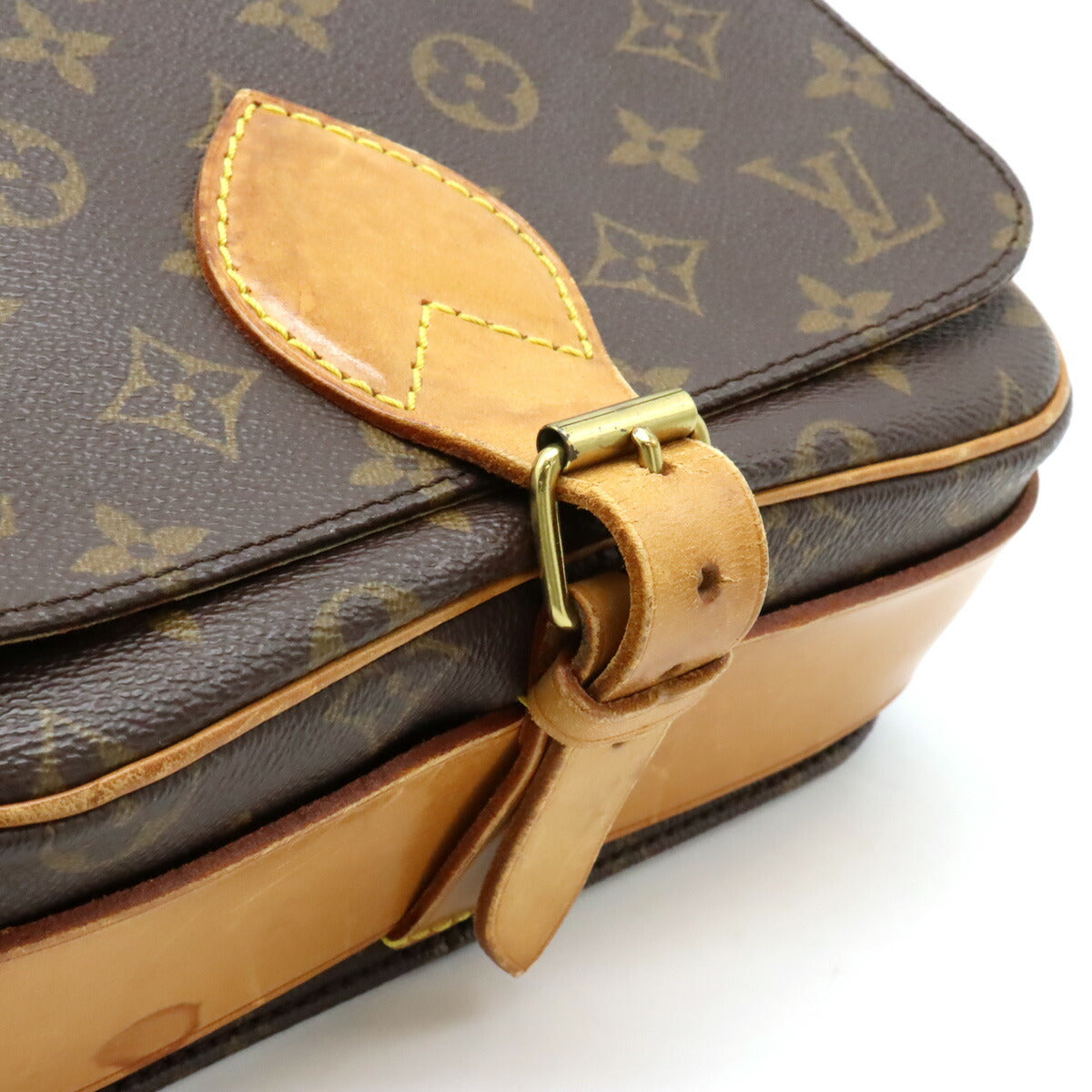 Louis Vuitton Monogram Cartouchiere 22 Shoulder Bag M51253