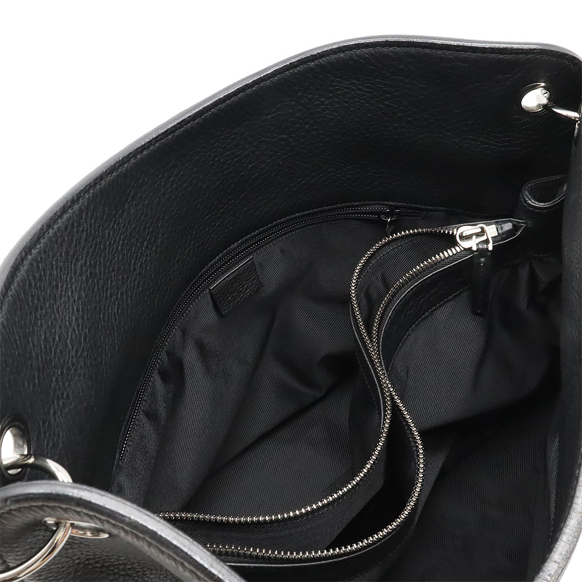 Gucci Leather Shoulder Bag Black