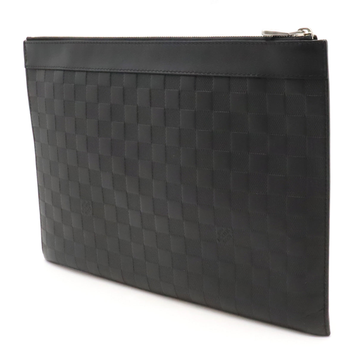 Louis Vuitton Damier Infini Leather Pochette Discovery Clutch Bag N60112 in Very Good Condition