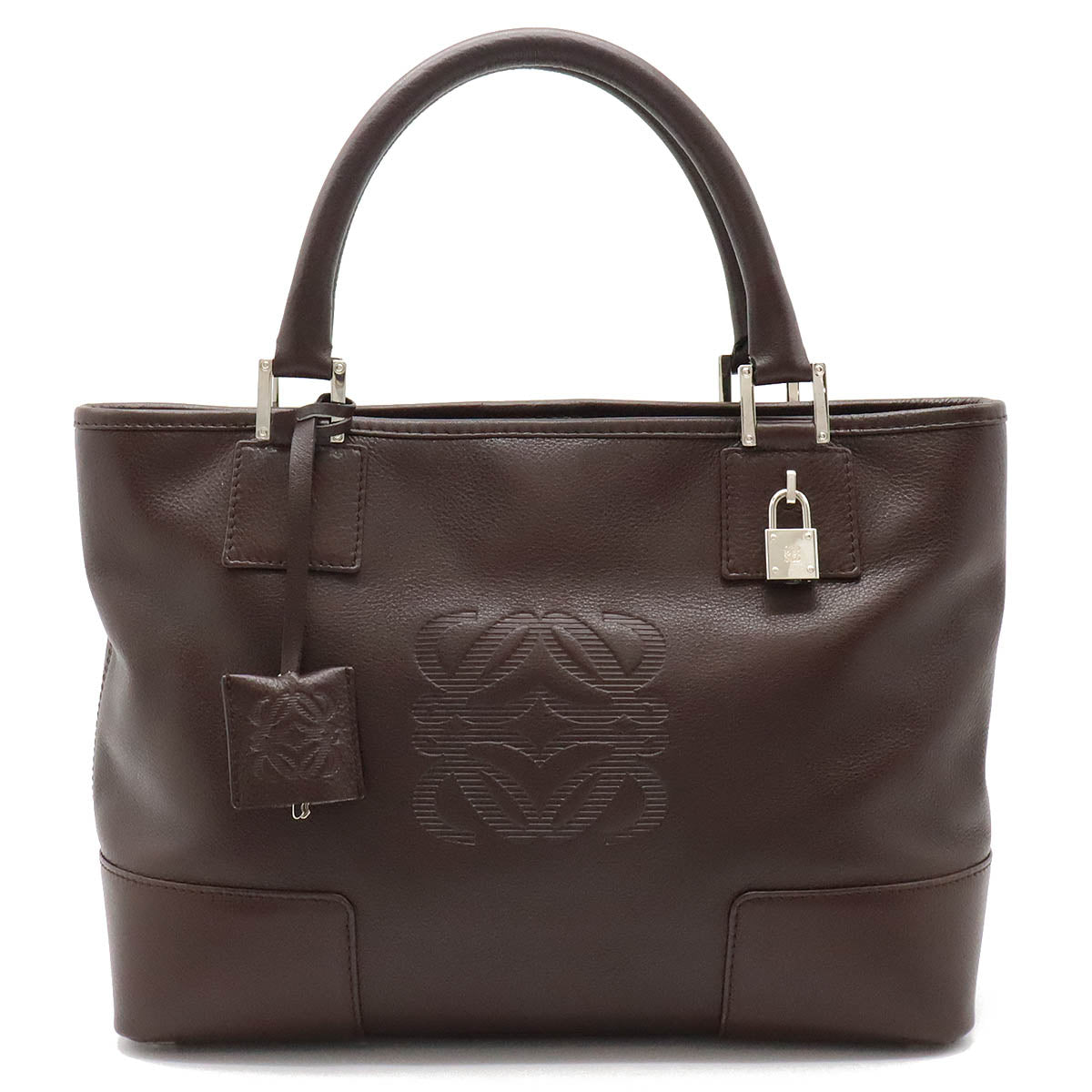 Loewe Anagram Leather Amazona Tote Bag