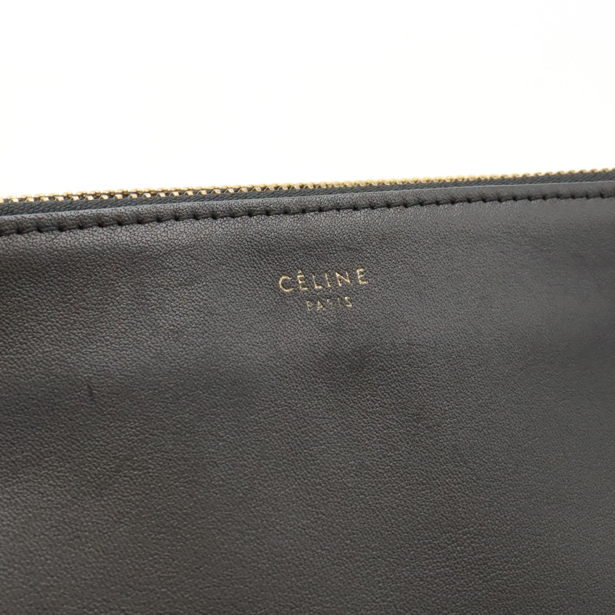 Celine Trio Large Lambskin Shoulder Bag 171453 in Very Good Condition