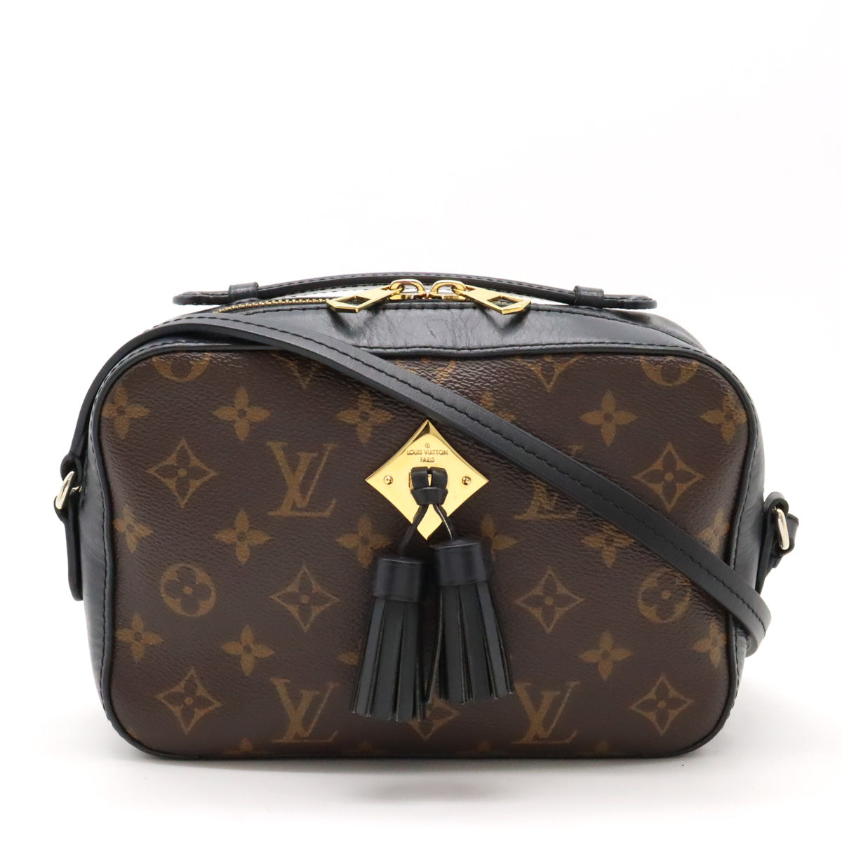 Louis Vuitton Monogram Leather Santonge Shoulder Bag M43555 in Very Good Condition