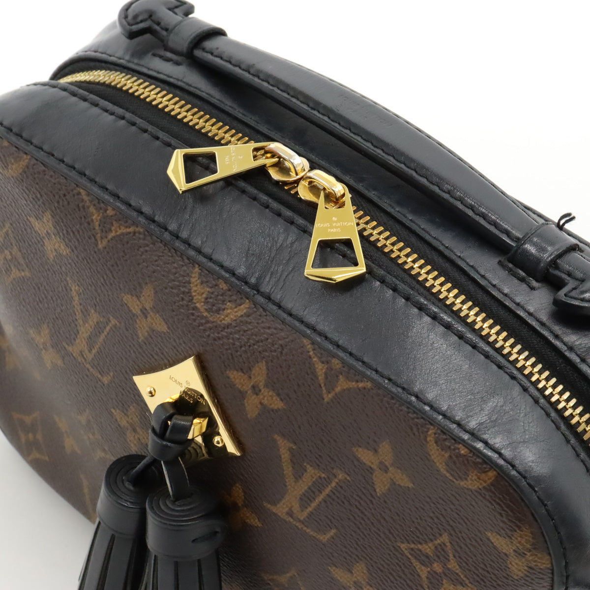 Louis Vuitton Monogram Leather Santonge Shoulder Bag M43555 in Very Good Condition