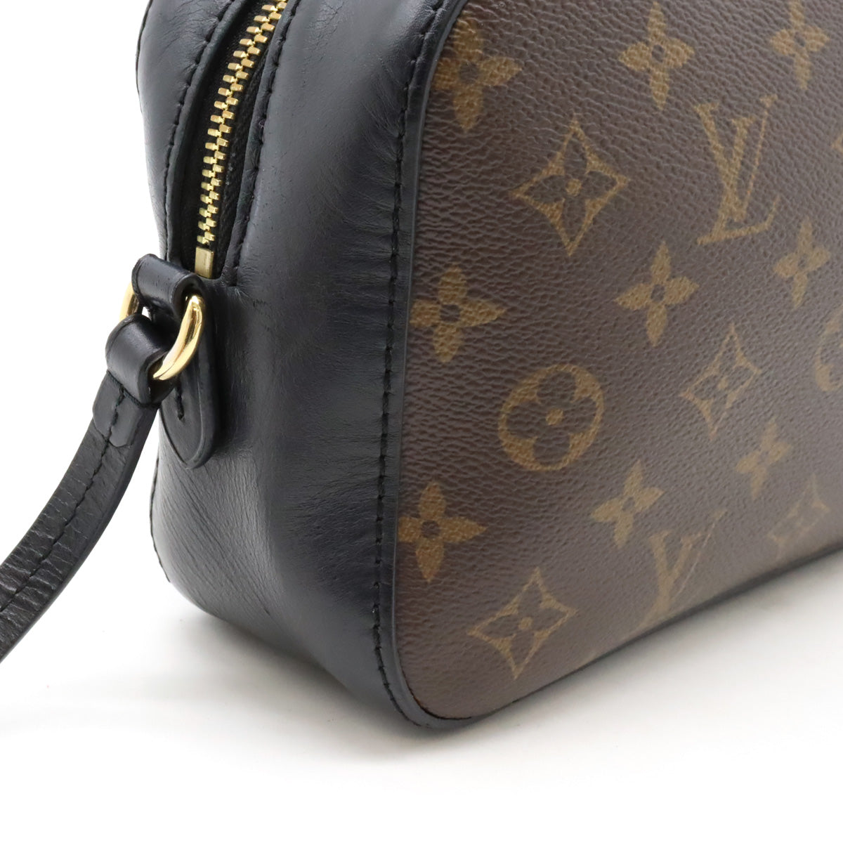 Louis Vuitton Monogram Leather Santonge Shoulder Bag M43555 in Very Good Condition