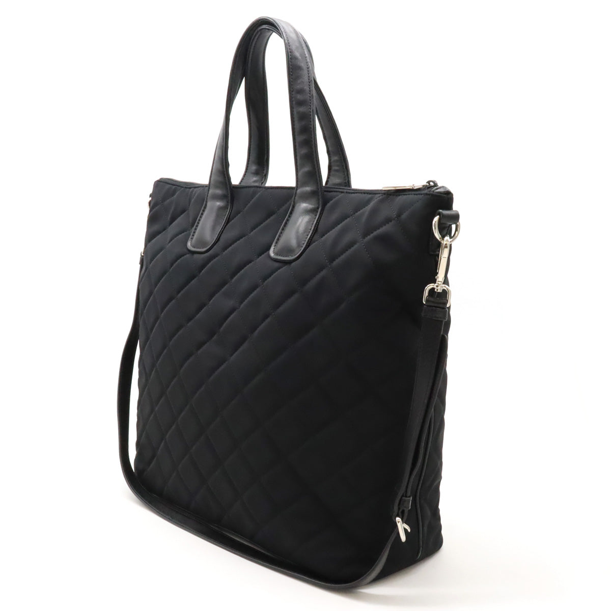 Prada Quilted Nylon/Leather 2WAY Tote Bag BN2149 in Very Good Condition