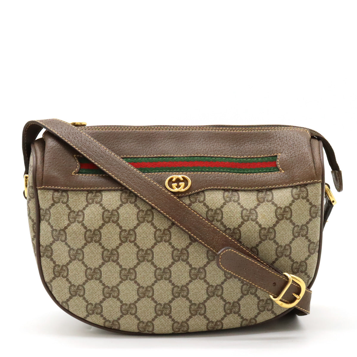 Gucci GG Plus Sherry Line Shoulder Bag 001580918 in Good Condition