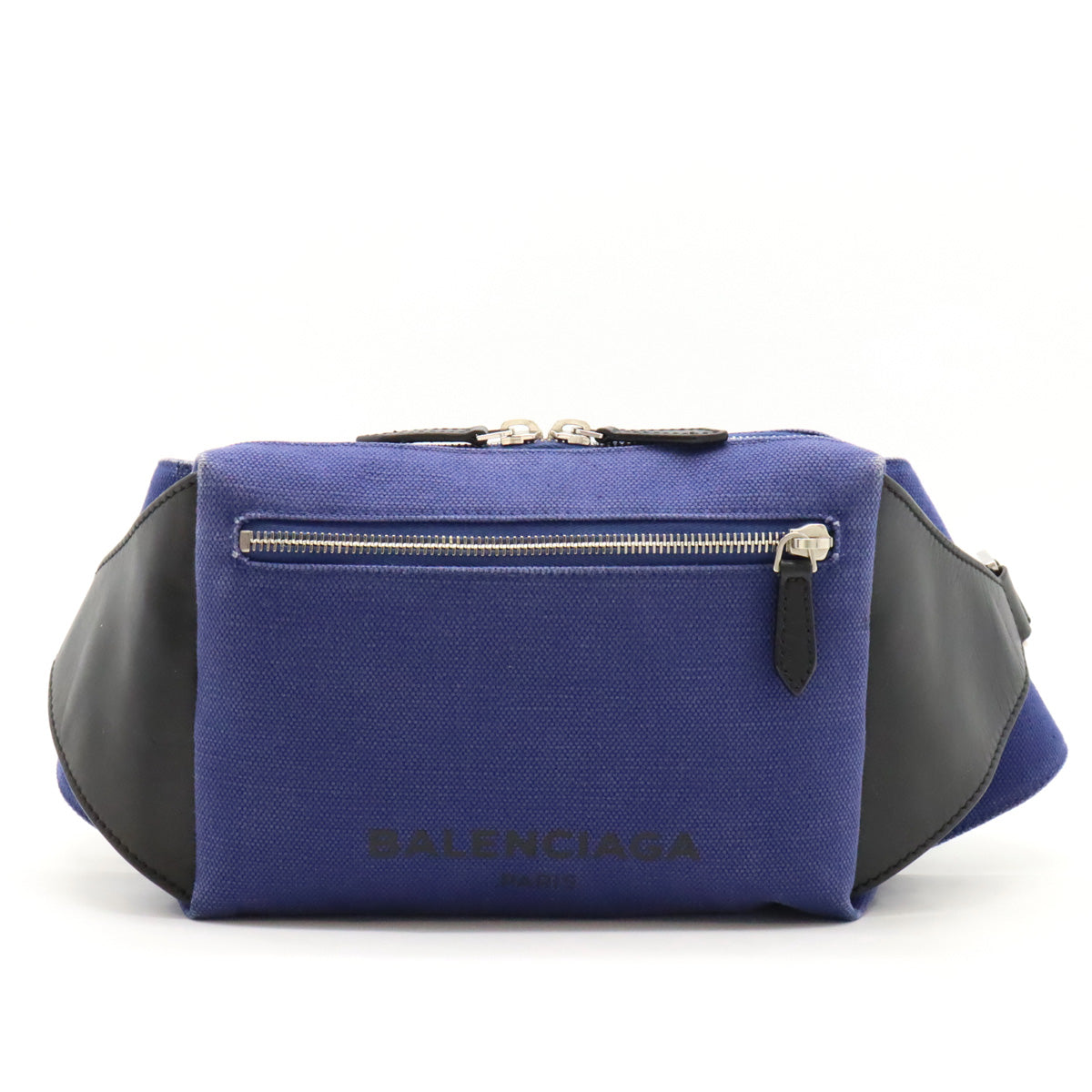 Balenciaga Canvas Leather Belt Bag Black