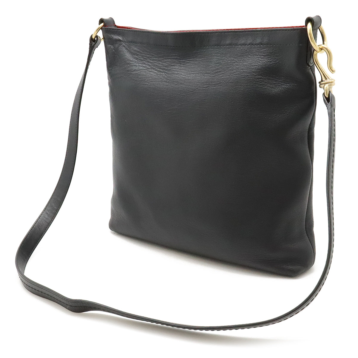 Bally Leather Shoulder Bag Black