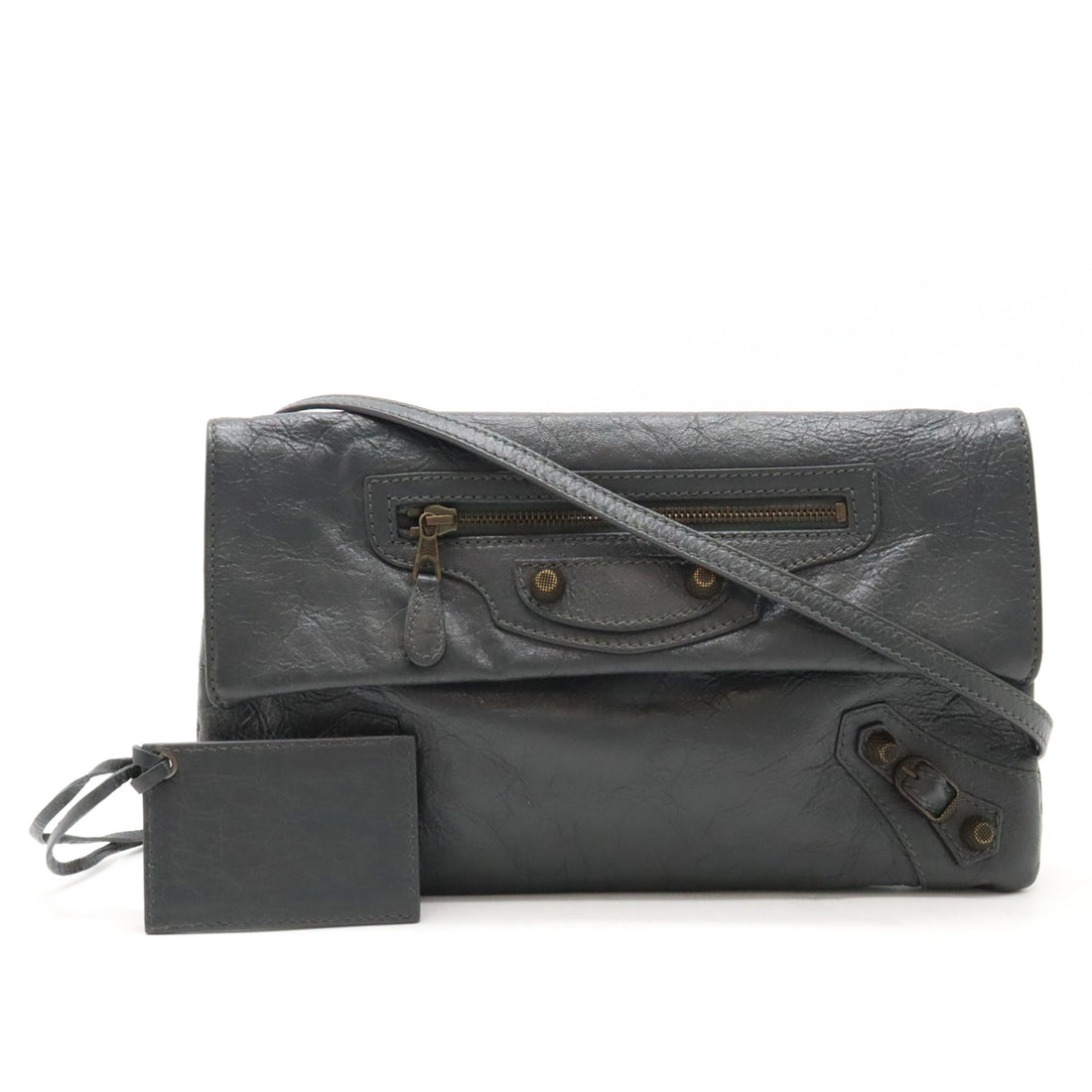 Balenciaga Leather Giant Envelope Shoulder Bag 2WAY Clutch