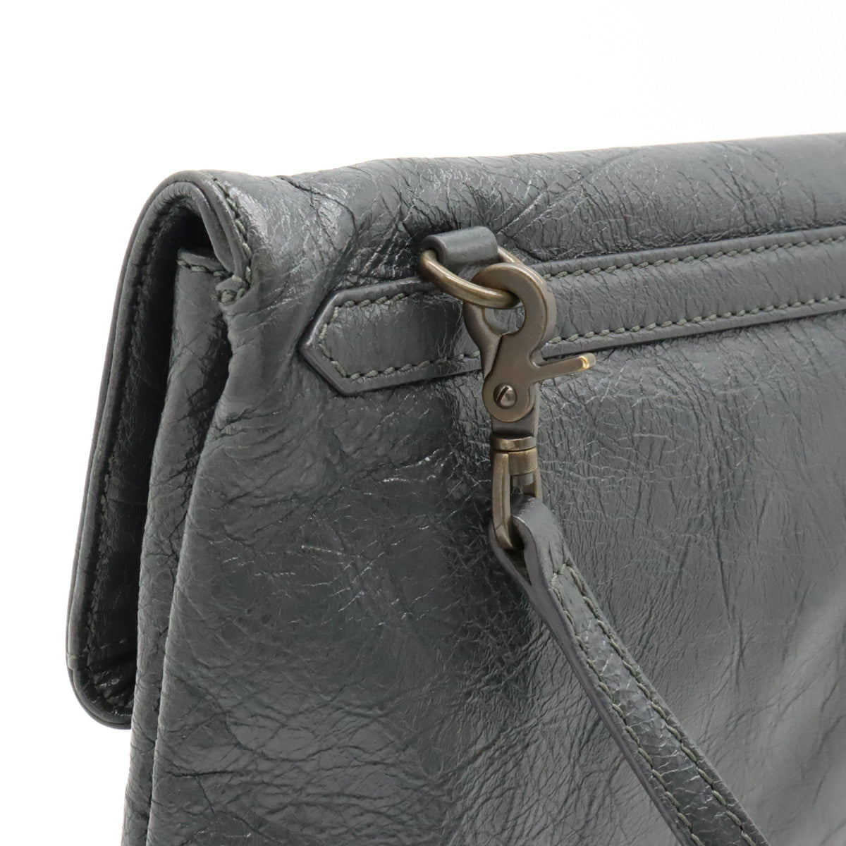 Balenciaga Leather Giant Envelope Shoulder Bag