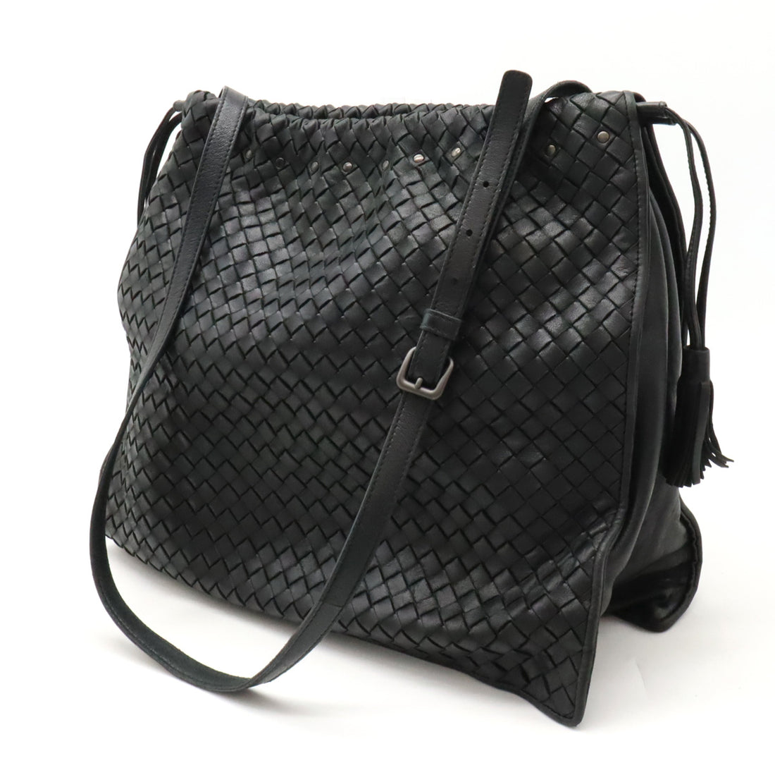 Bottega Veneta Intrecciato Leather Shoulder Bag 323765