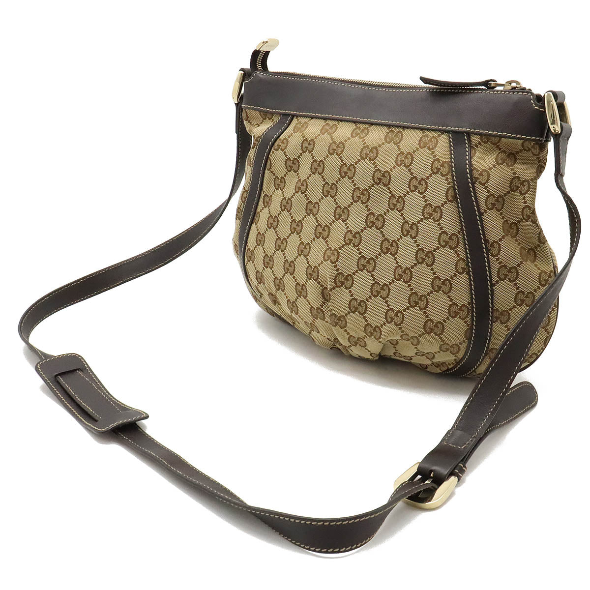 Gucci GG Canvas Abbey Shoulder Bag 203257 in Very Good Condition